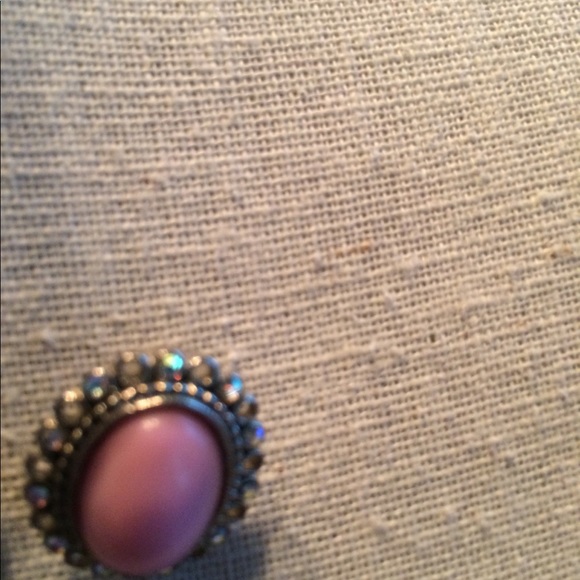 Set of vintage pink earrings - Picture 2 of 2